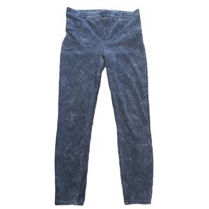 Spanx Jean-ish‎ Ankle Leggings in Gray Marble Women's Medium